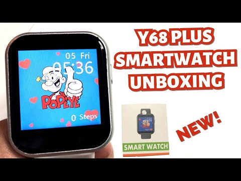 Y68 PLUS SMARTWATCH UNBOXING & QUICK REVIEW | ENGLISH