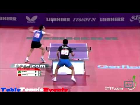 Zhang Jike Vs Tsuboi Gustavo: Round 2 [WTTC Paris 2013]