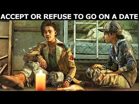 Accept Or Refuse To Go On a Date With Louis - All Dialogues - The Walking Dead Final Season 4 Ep. 3
