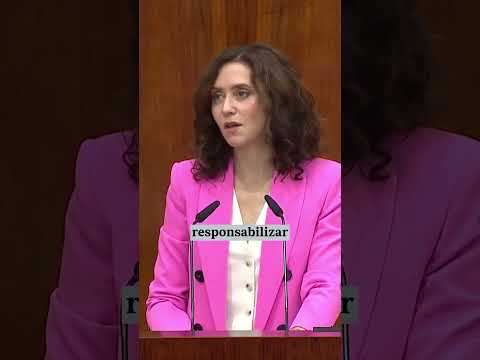 🔥 El dardo de AYUSO contra SÁNCHEZ