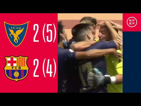 RESUMEN | UCAM Universidad Católica de Murcia 2 (5) - (4) 2 FC Barcelona B | Playoff de ascenso a 2ª