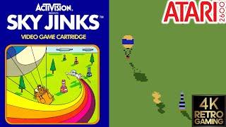 Sky Jinks Atari 2600 4k Gameplay