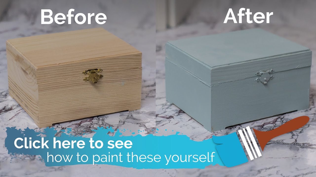 How-to Paint a Keepsake Box with Farmhouse Paints