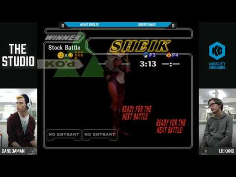 The Studio #1 SSBM - Dansdaman (Sheik) Vs. KU | Liekand (Marth) - Losers Finals