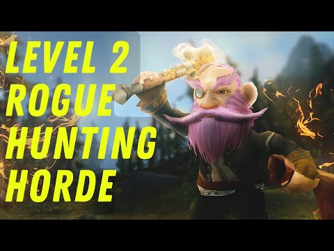 Level 2 Twink Rogue Hunting 20+ Horde