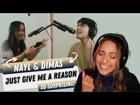 Nayl Author ft Dimas Senopati - Just Give Me A Reason (Acoustic Cover) | REACTION!!