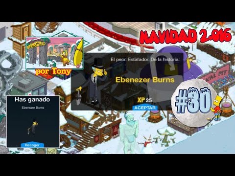 Los Simpson Springfield "Navidad'16: Cap. 30 - Las misiones de Ebenezer Burns" por Tony