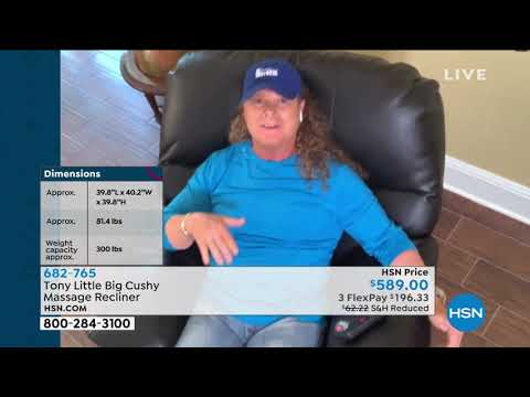 Tony Little Big Cushy Massage Recliner