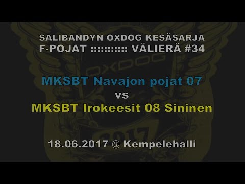 [F] VE#34 -- MKSBT Navajon pojat 07 vs MKSBT Irokeesit 08 Sininen