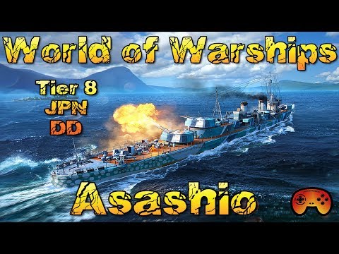 "Asashio" T8 vorgestellt ein Premiumschiff in World of Warships - Deutsch/German