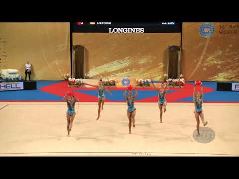 United States of America (USA) - 2018 Rhythmic Worlds, Sofia (BUL) - Qualifications 3 Balls + 2 Rop