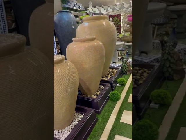 نافورة الجرة لون بيج (مقاس صغير)