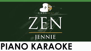 Download lagu JENNIE - ZEN - LOWER Key (Piano Karaoke Instrumental) mp3