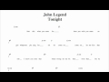 John Legend Tonight Guitar Chords