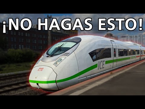 8 Cosas A EVITAR Si Vas A Viajar En Tren Por Alemania 🚅😰