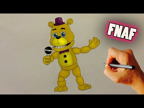 How to Draw adventure Fredbear - Five Nights at Freddy's ...