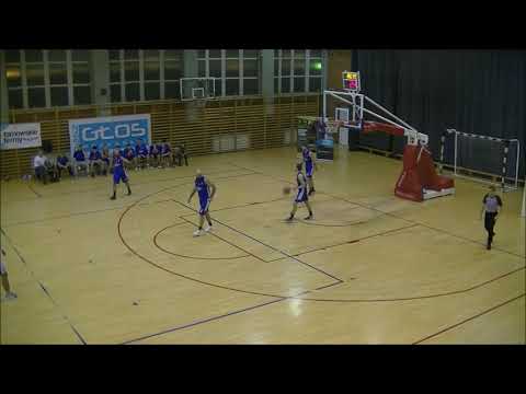 Czternaście trójek duetu Lee Danderfer i Paweł Mowlik w meczu z Pyrą Poznań (sezon 21/22, 2 Liga)