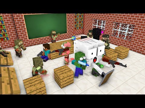 Monster School : ZOMBIE APOCALYPSE ATTACK