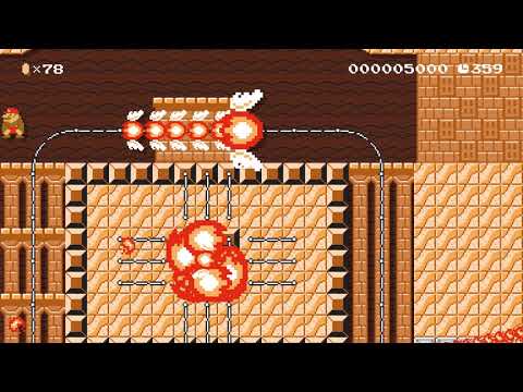 The Blazing Pyramid (Super Mario Maker 2)