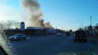 preview picture of video 'Morton Illinois LS Building Products Fire'