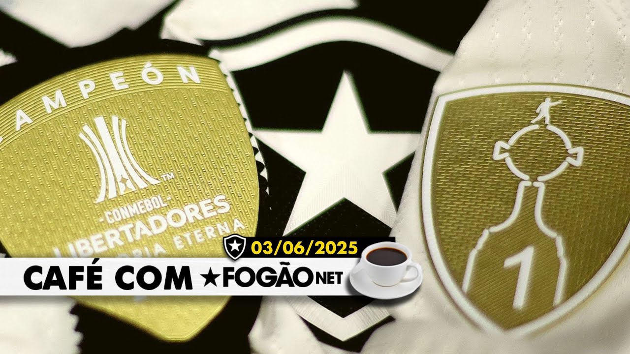LIVE CAFÉ COM FOGÃONET | Botafogo conhece adversários nas copas; Cuiabano e Matheus Martins podem voltar