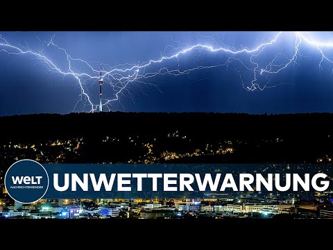 DEUTSCHER WETTERDIENST: WARNUNG - Hier drohen am Sonntag und am Montag UNWETTER I WELT News