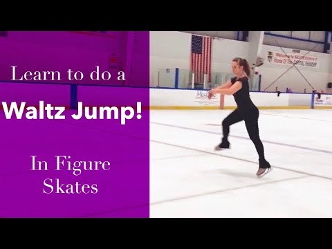 Learn To Do A Waltz Jump In Figure Skates!
