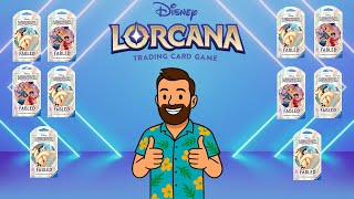 Can I Pull an Enchanted in Just 10 Packs? | Unboxing 10 Fabled Lorcana Blister Packs!!
