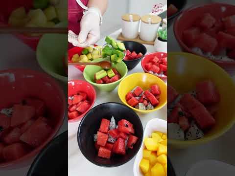 Hướng dẫn làm hoa quả dầm siêu ngon cho mùa hè #caogiang #nấuăn #họcnấuăn