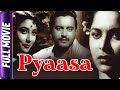 Pyaasa 1957 Hindi Classic Movie Guru Dutt Mala Sinha Waheeda Rehman Johnny Walker Mehmood
