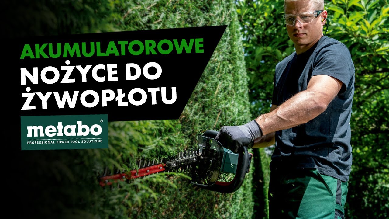 ZADBAJ O SWÓJ ŻYWOPŁOT! AKUMULATOROWE NOŻYCE METABO