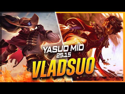 VladSuo - Yasuo vs Taliyah MID Patch 25.15 - Challenger Yasuo Gameplay