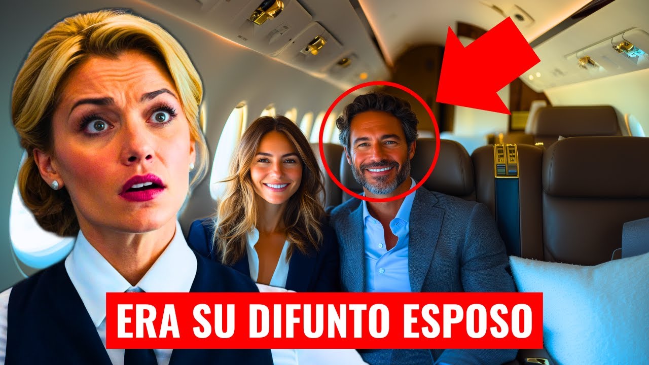 TRAS ENTERRAR A SU ESPOSO, LO VE AÑOS DESPUÉS EN UN VUELO HACIA MÉXICO...