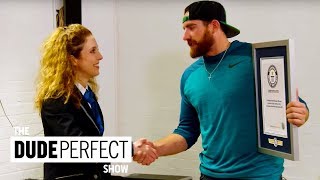 Breaking Guinness World Records on The Dude Perfect Show