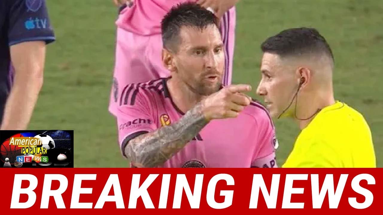 Lionel Messi escapes red card after shocking expletive laden rant at MLS referee