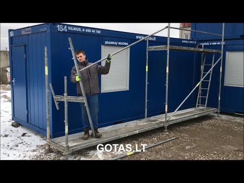 Frame scaffolding rental "PERI UP" - GOTAS - Construction tools rental