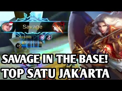 Lancelot savage!| Kill 24| TOP 1 JAKARTA!| Savage Didalam Base Musuh!| Lancelot Double Maniac