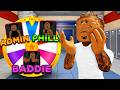 RANDOM WHEEL Decides My FIGHTING STYLE In Roblox Fight In A School