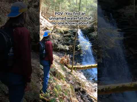 It was worth the hike to find! #hiking #nature #backpacking #adventure #pennsylvania