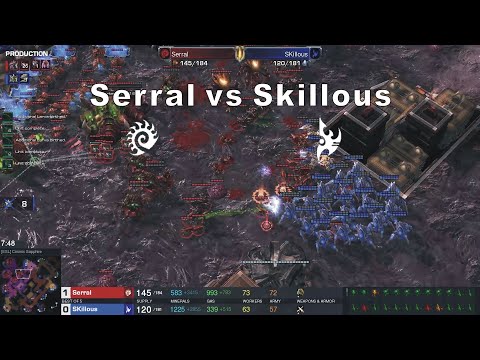 Starcraft II DreamHack Masters 2022 Atlanta Oct14 Serral(Z) v SKillous(P) Game 1 ESL Cosmic Sapphire