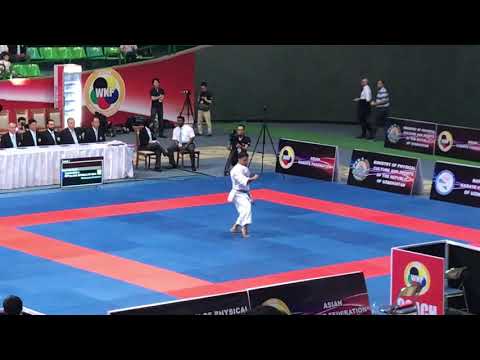 Senior AKF 2019. SHAHRJERDI ABOLFAZL (IRAN) kata Chatanyara Kushanku. Points: 23.54