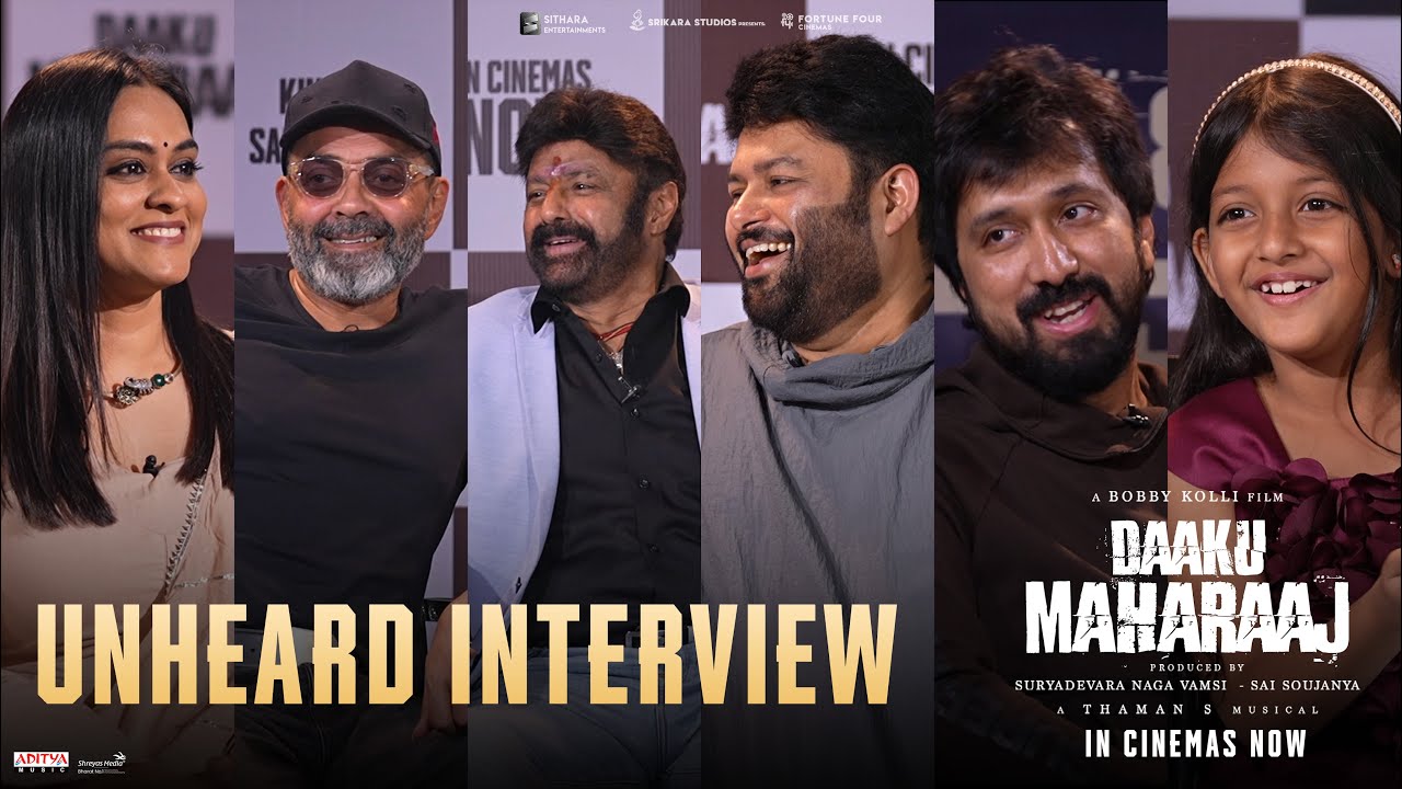 Daaku Maharaaj – Unheard Interview | NBK, Bobby Deol, Bobby Kolli, Thaman S, Veda Agrawal