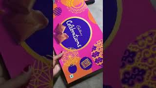Cadbury celebrations pack 150 rupees ka🍫🤤 #shorts #dairymilkchocolates #celebration