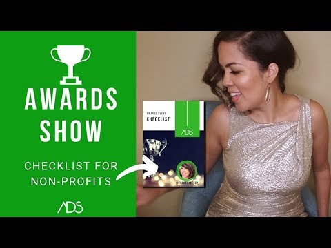 🏆 Awards Event Checklist: How to Put on an Awards Show Non-Profit Style