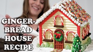 GINGERBREAD HOUSE RECIPE How To Cook That for Christmas