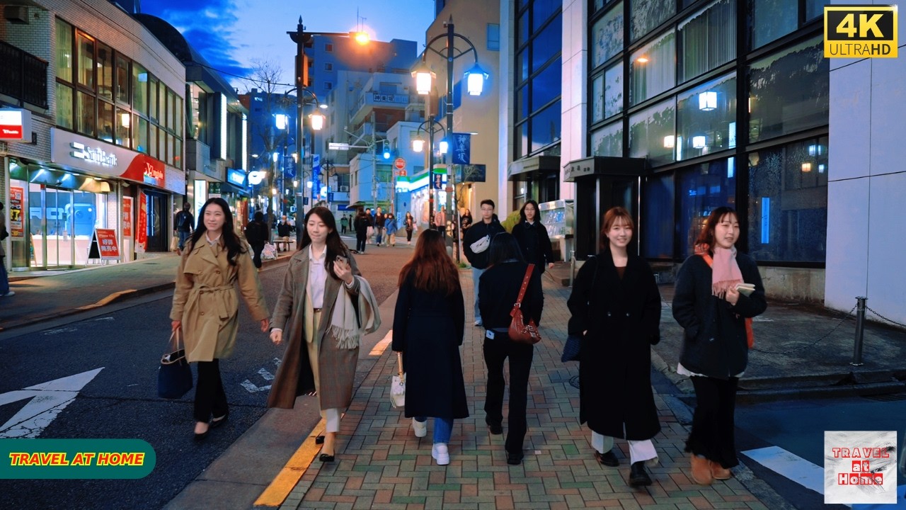 4K HDR Japan travel 2026 | Walk in Iidabashi（飯田橋）Tokyo Japan |  Relaxing Natural City ambience