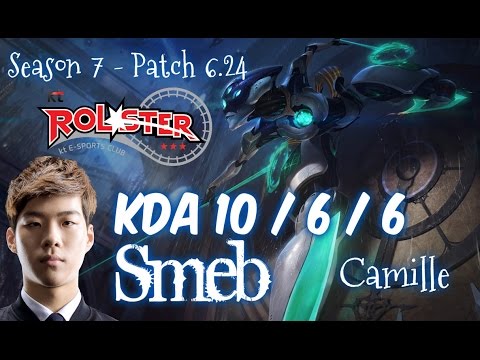 KT Smeb CAMILLE vs POPPY Top - Patch 6.24 KR Ranked