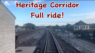 Metra Heritage Corridor Cab Ride Full on HX#02 to Chicago Union Station!