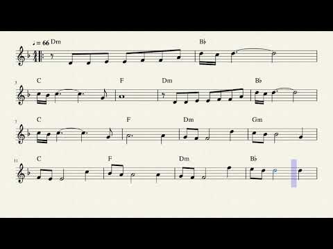 The Lonely Shepherd - Violin/Flute C - Partitura/Score