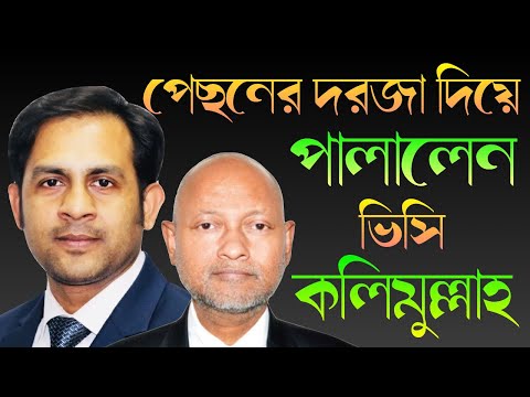 পেছনের দরজা দিয়ে পালালেন || ভিসি কলিমুল্লাহ || Nazmul Hasan || New York Voice